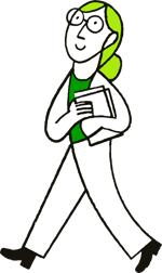 Illus_Character 1 - Lady walking_Wht_RGB