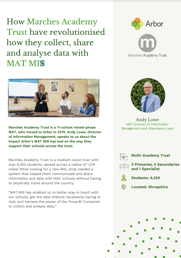 Marches case study - front cover